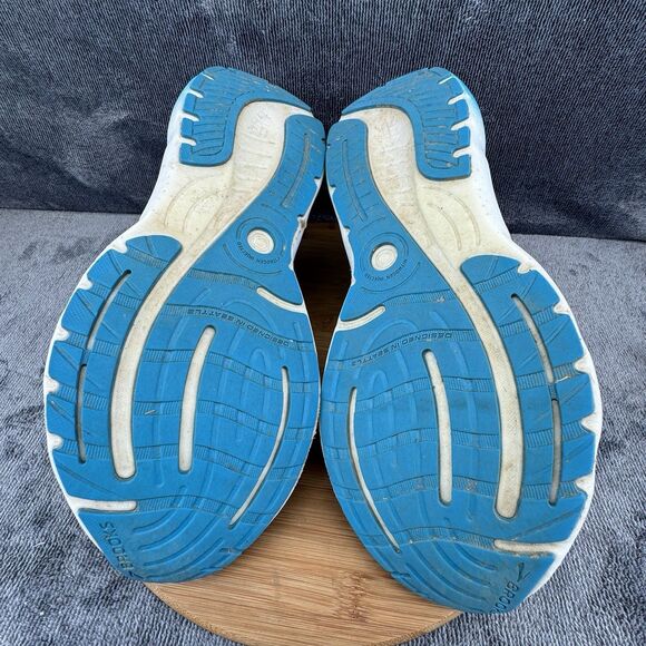 Brooks Mens Glycerin 20 Size 12 Black Blue Running Comfort Sneakers No Insoles - Picture 6 of 9